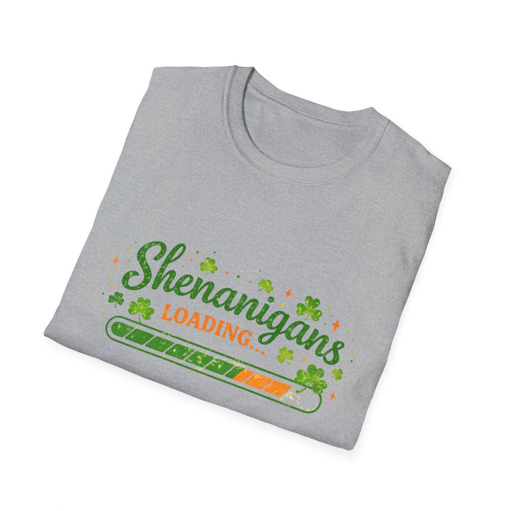 Shenanigans Loading T-Shirt — St. Patrick’s Day Shamrock Party Tee