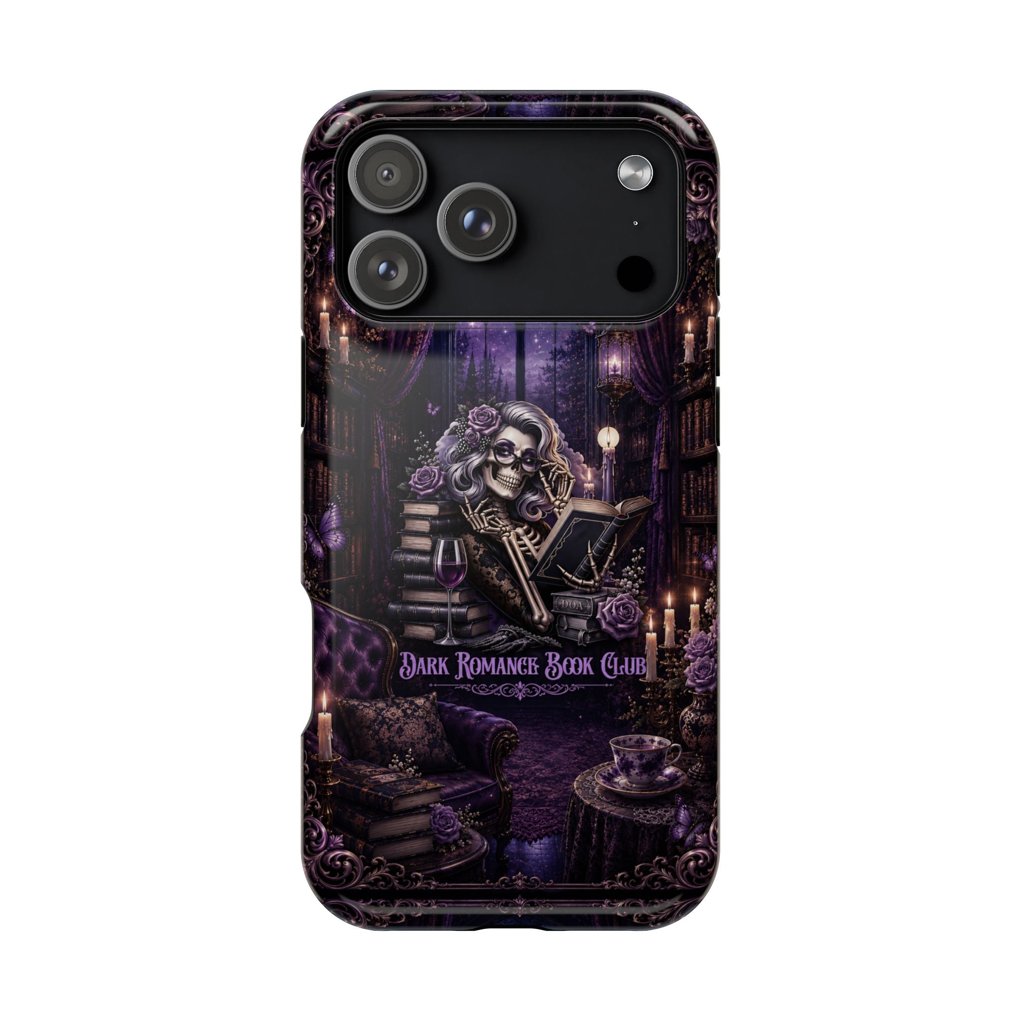 Dark Romance Book Club Phone Case – Gothic MagSafe-Compatible Case