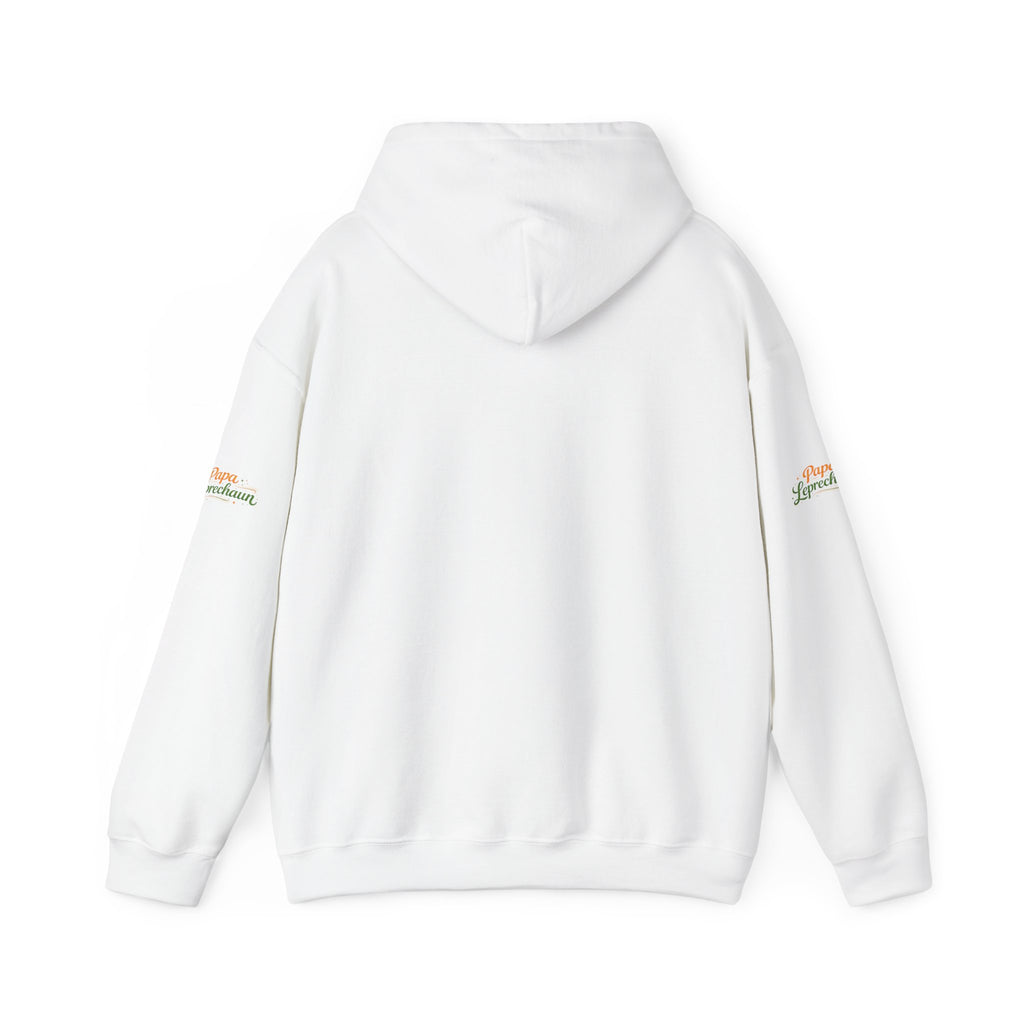 Papa Leprechaun Shamrock Squad Hoodie — St. Patrick’s Day Green Clover Sweatshirt