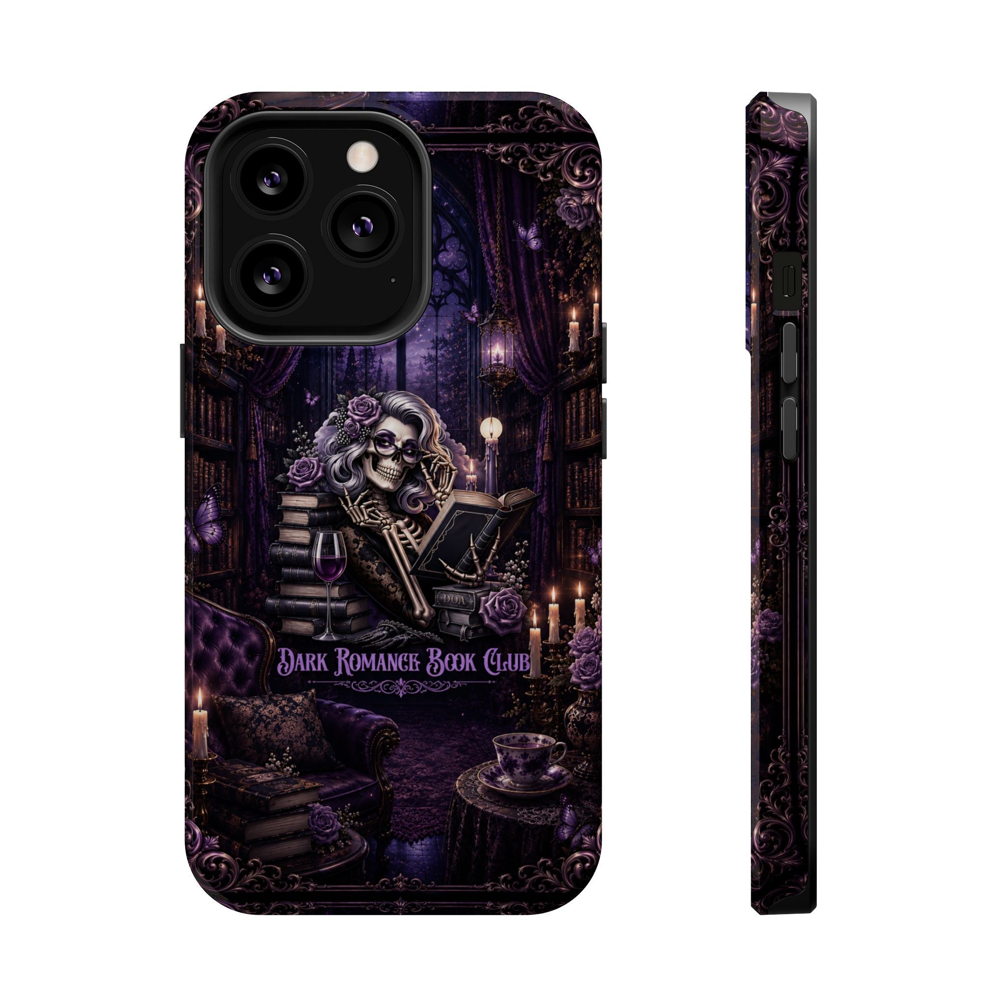 Dark Romance Book Club Phone Case – Gothic MagSafe-Compatible Case