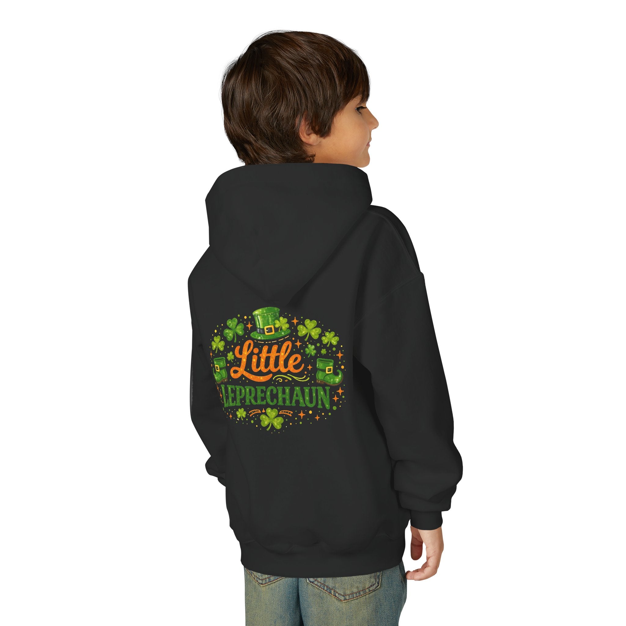 Little Leprechaun Youth Shamrock Squad Hoodie — St. Patrick’s Day Sweatshirt