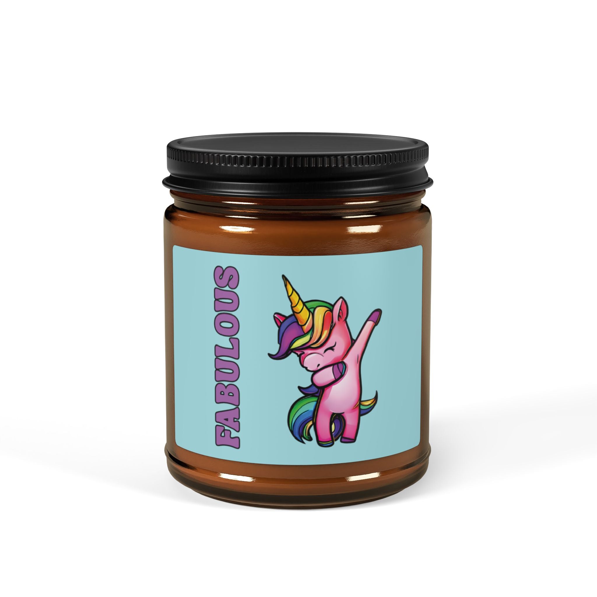 Fabulous LGBTQ Unicorn Scented Soy Candle, Pride Month Celebration Gift From Daughter Son, Family Rainbow Decor, Love and Support Grad Gift