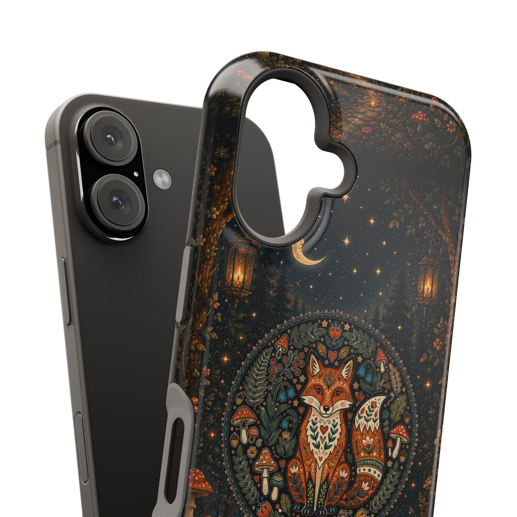 Mystic Forest Fox Phone Case – Woodland MagSafe-Compatible Cover