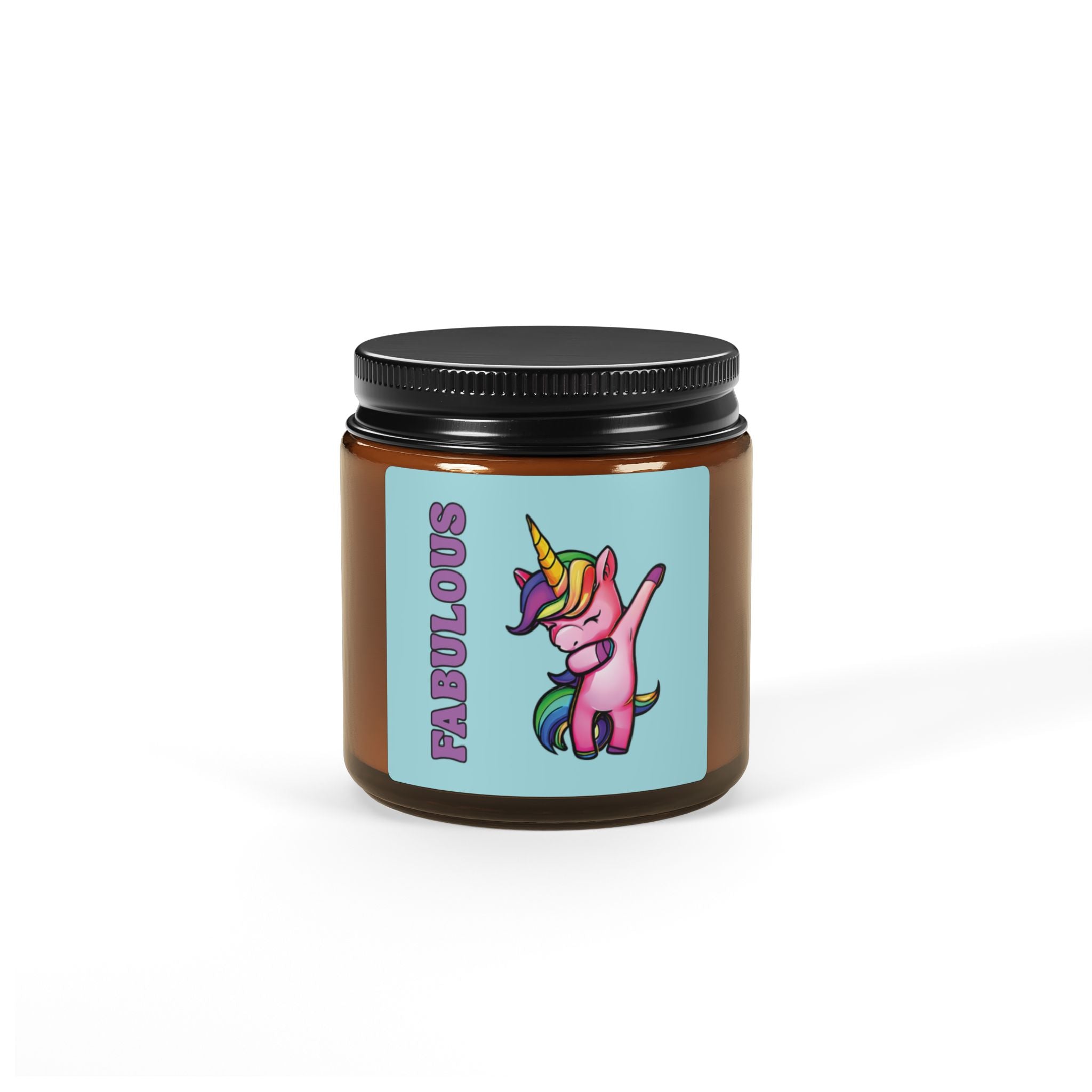 Fabulous LGBTQ Unicorn Scented Soy Candle, Pride Month Celebration Gift From Daughter Son, Family Rainbow Decor, Love and Support Grad Gift