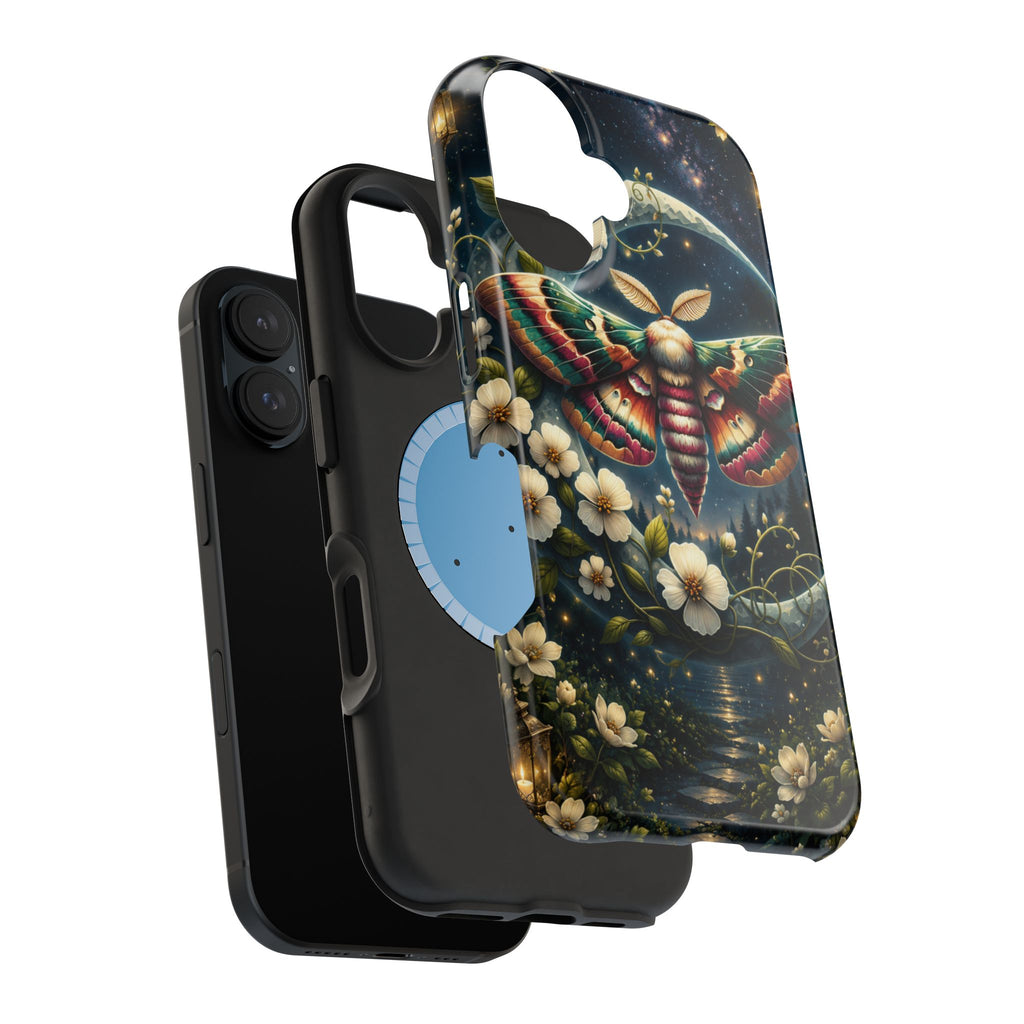 Mystic Moth Floral Nightscape Phone Case – MagSafe Cover