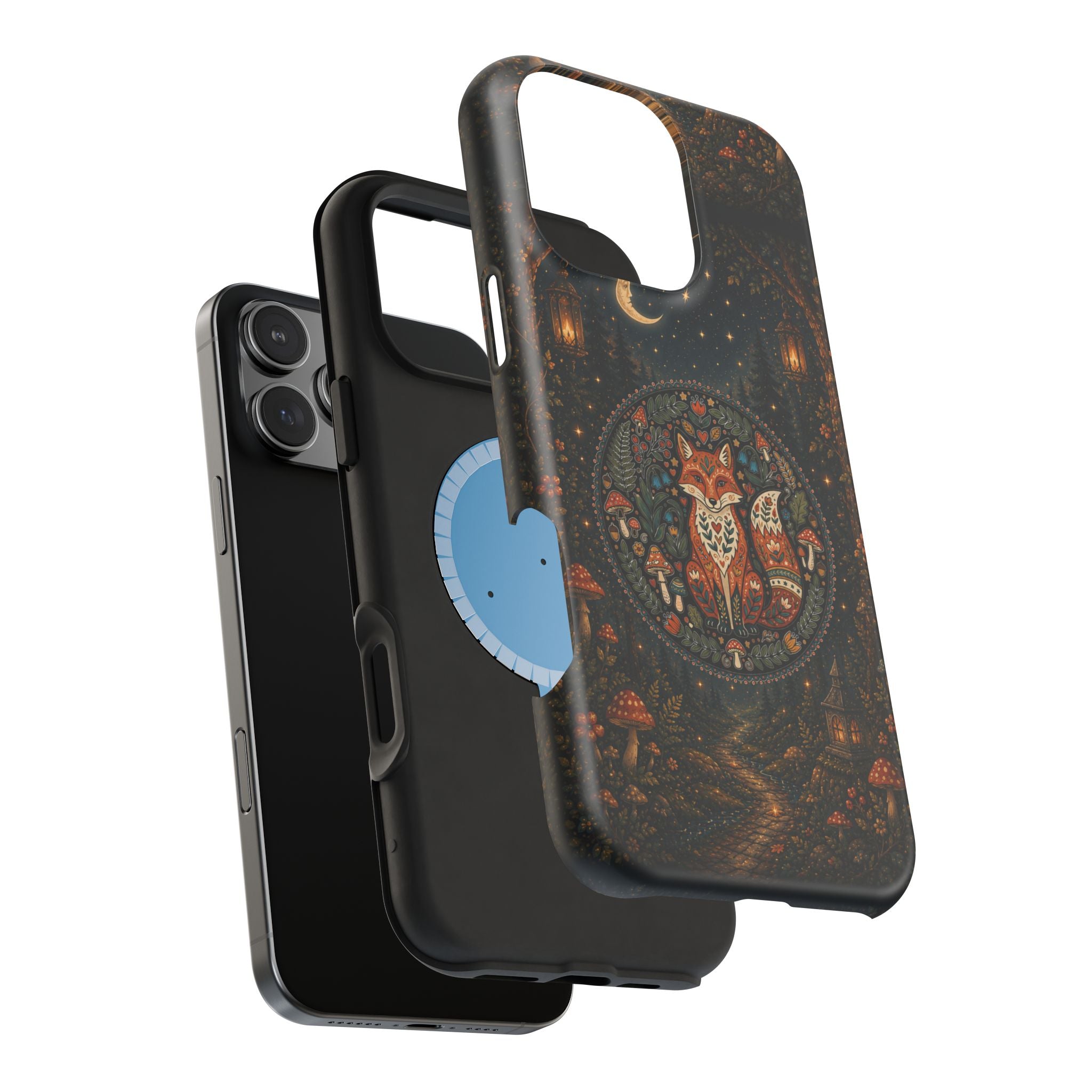 Mystic Forest Fox Phone Case – Woodland MagSafe-Compatible Cover