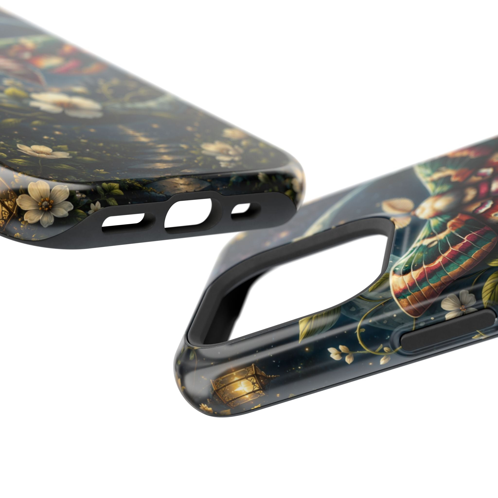 Mystic Moth Floral Nightscape Phone Case – MagSafe Cover