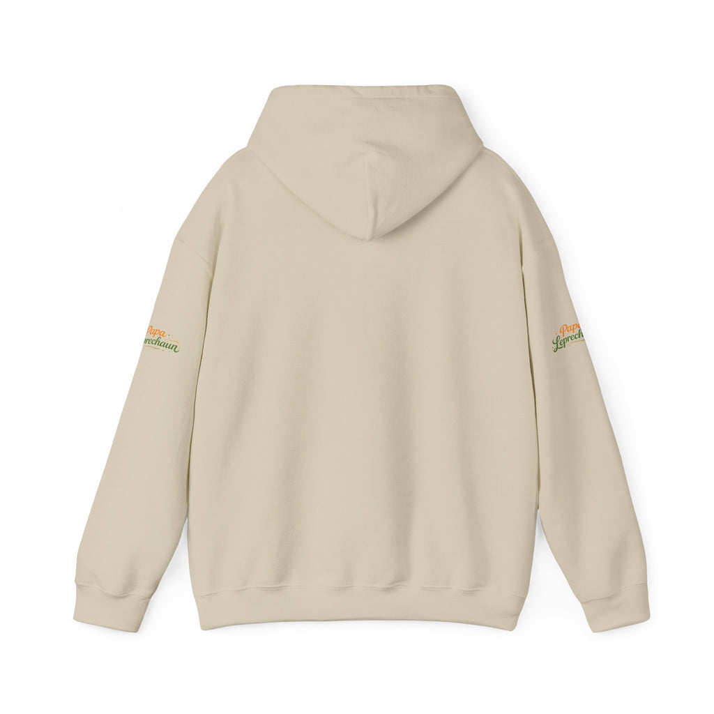 Papa Leprechaun Shamrock Squad Hoodie — St. Patrick’s Day Green Clover Sweatshirt