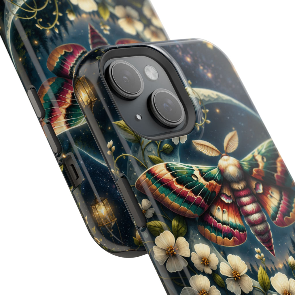 Mystic Moth Floral Nightscape Phone Case – MagSafe Cover