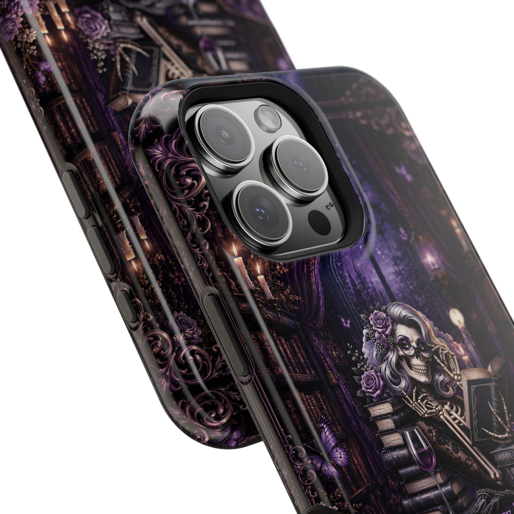Dark Romance Book Club Phone Case – Gothic MagSafe-Compatible Case