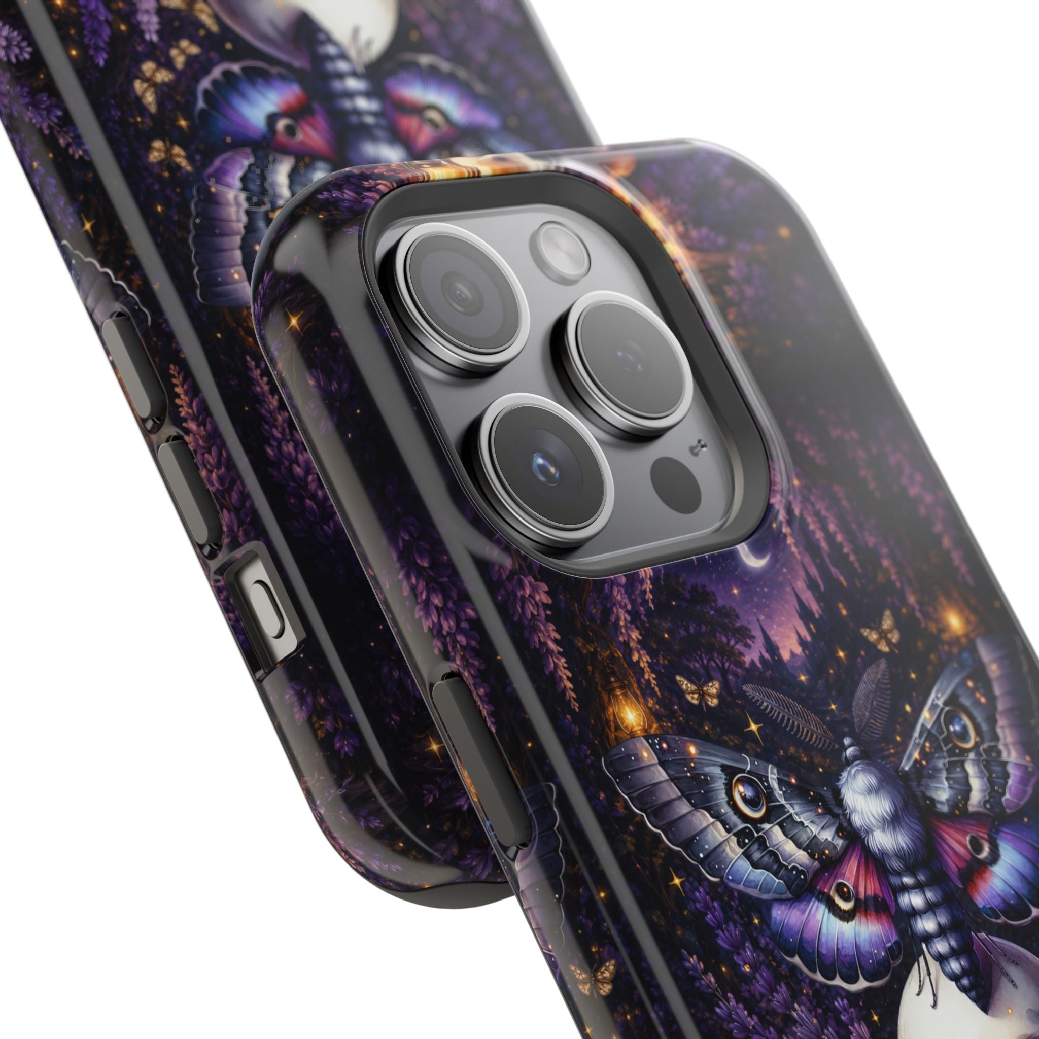 Moth & Skull Phone Case – Dark Mystical MagSafe-Compatible Cover