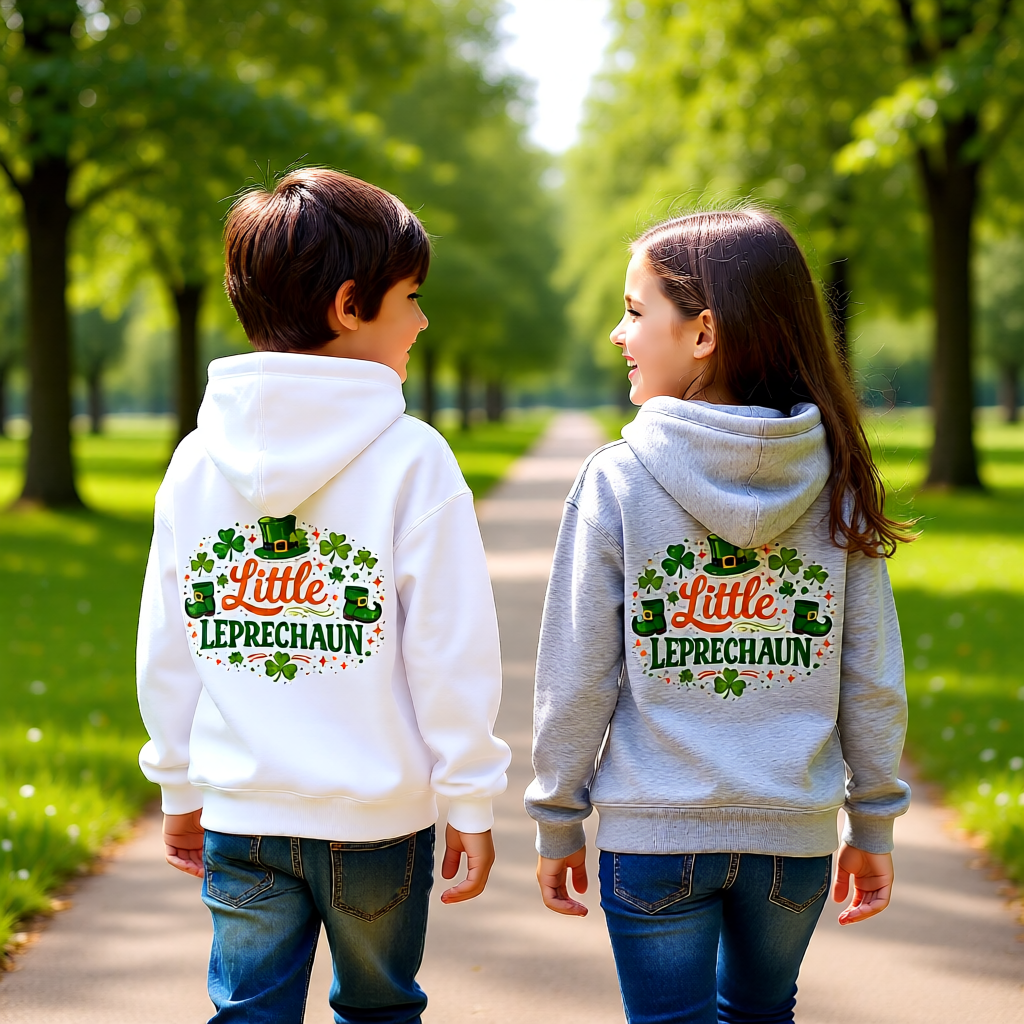 Little Leprechaun Youth Shamrock Squad Hoodie — St. Patrick’s Day Sweatshirt