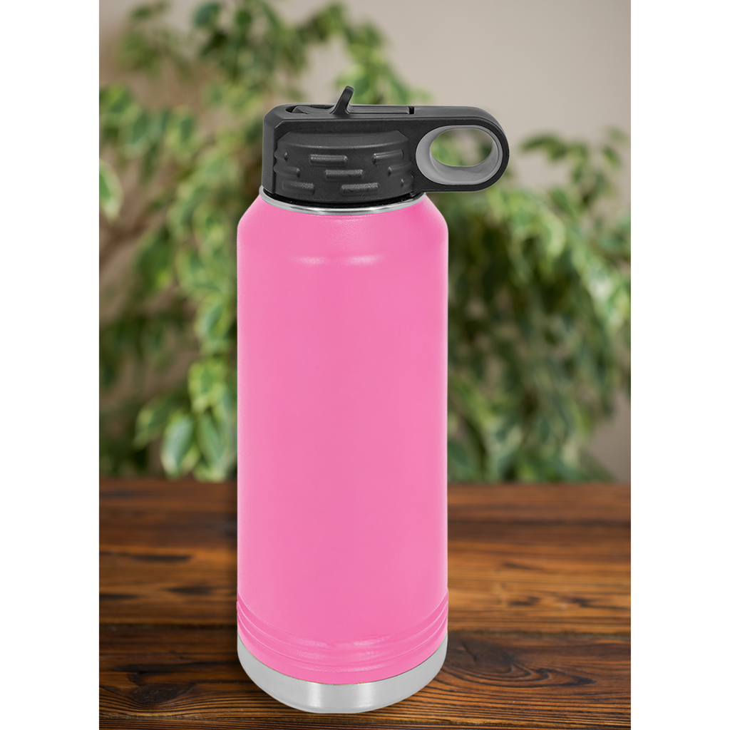 Personalized Fighter Breast Cancer Water Bottle – Pink Ribbon Gift